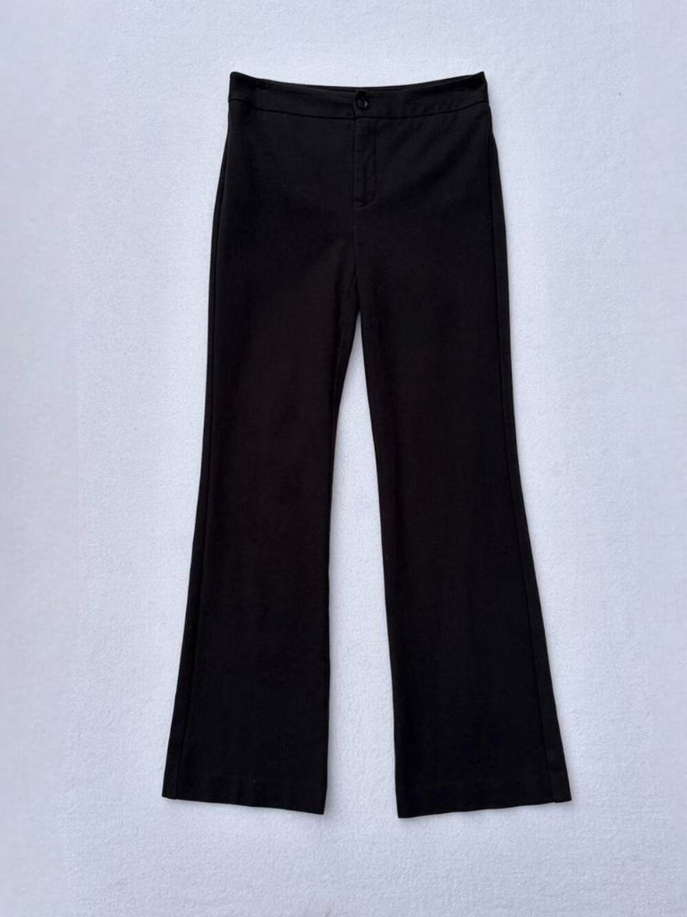NYDJ Lift Tuck Technology Black Straight Leg Mid-rise Pants Trousers Sz 0 Petite
